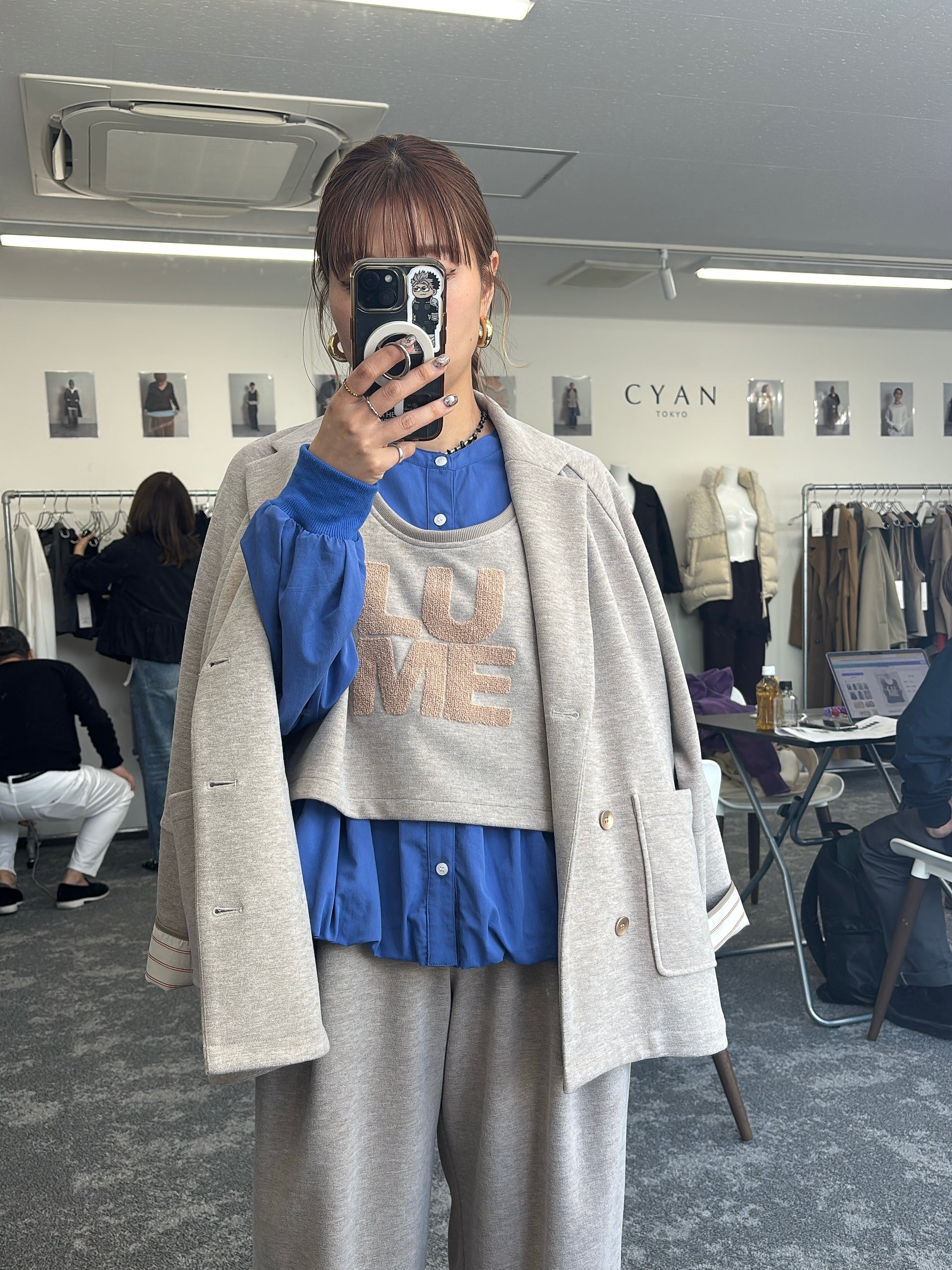 【予約⚡︎販売】マイクロフリースWジャケット／604513／CYAN tokyo／2026 AW#1