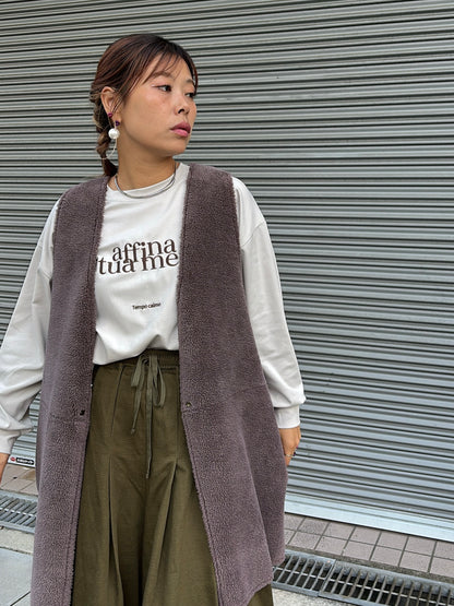 刺繍ロゴカットソー／Anna Kerry