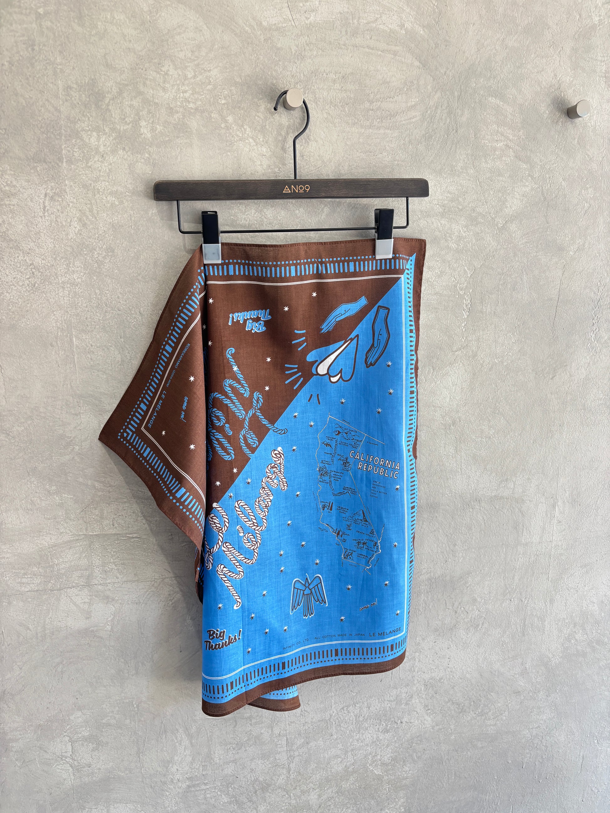 バイカラーバンダナ／8628001／LE MÉLANGE／2026 SS#2