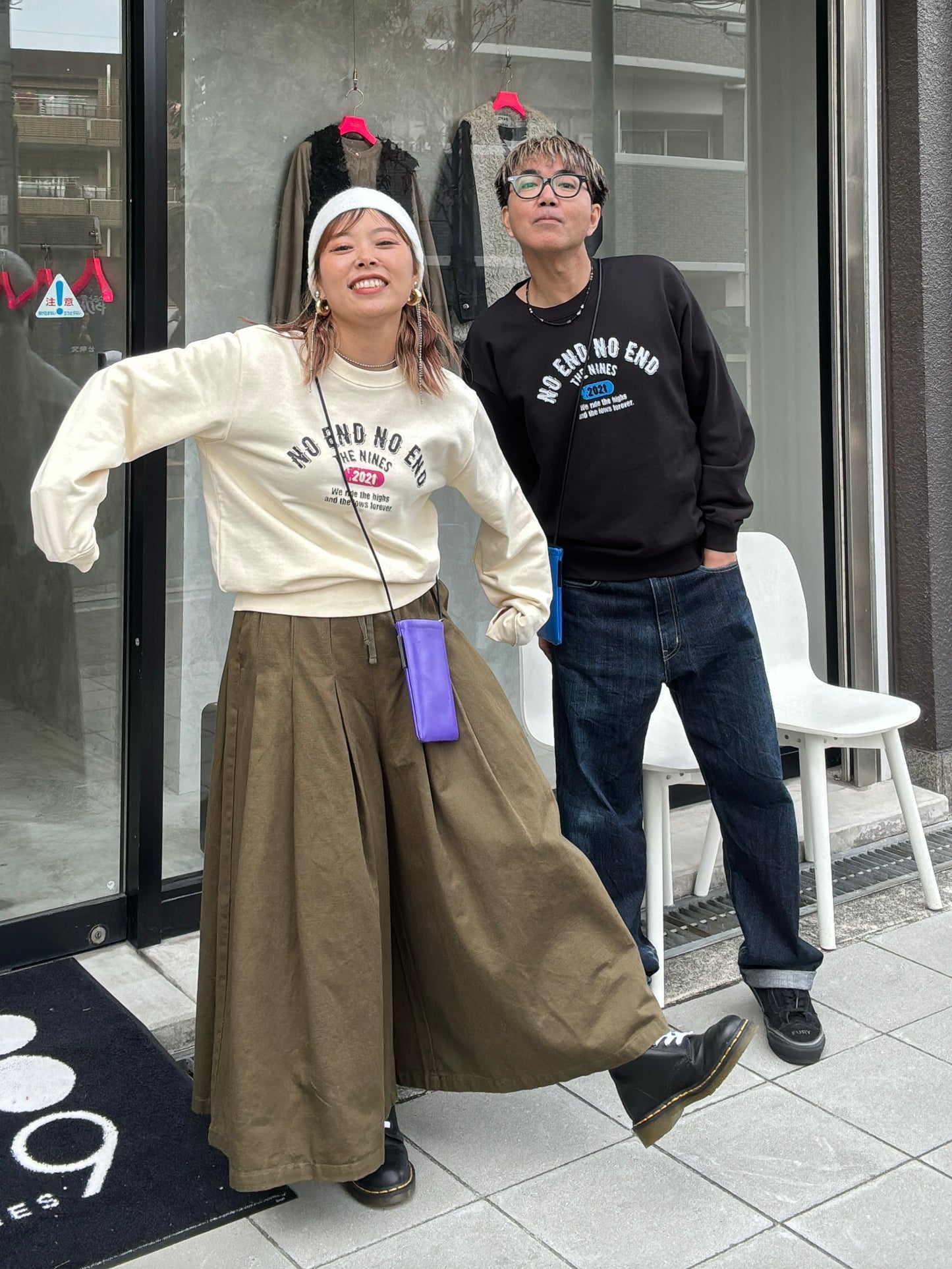 受付終了【予約販売】カレッジデザインスウェット／the Nines