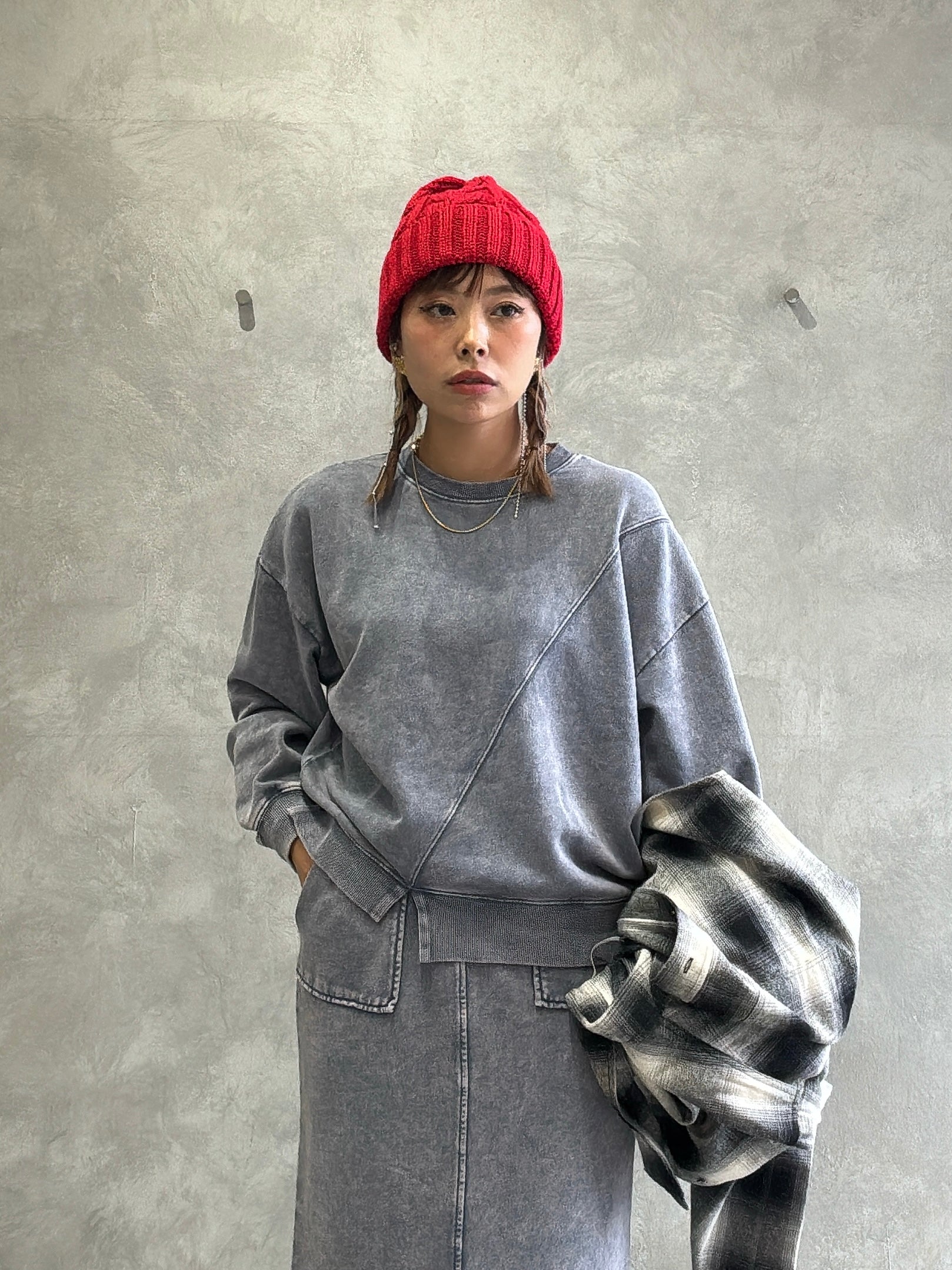【再入荷】ピグメントプルオーバースウェット