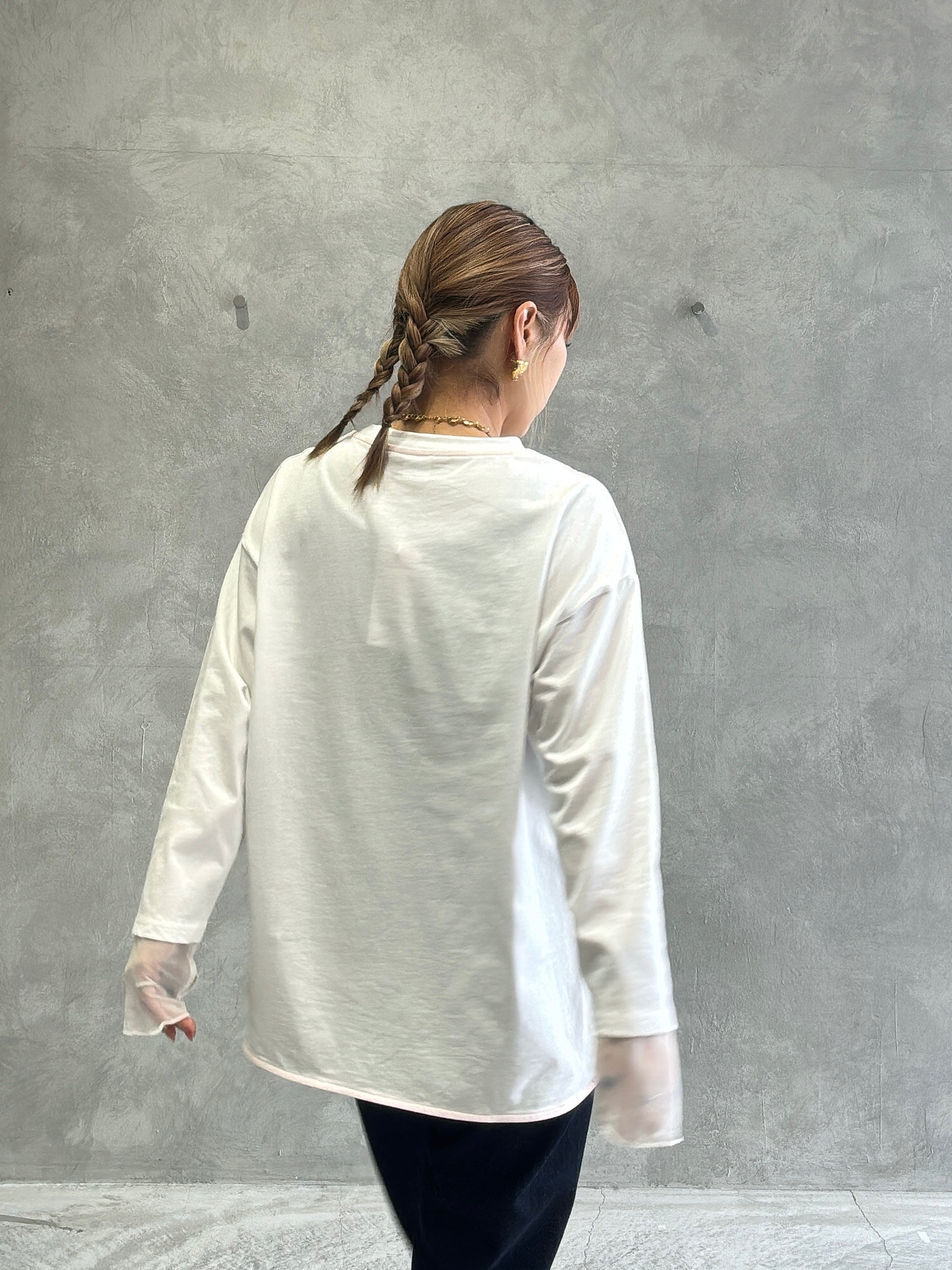 シアードッキング無地ロンT