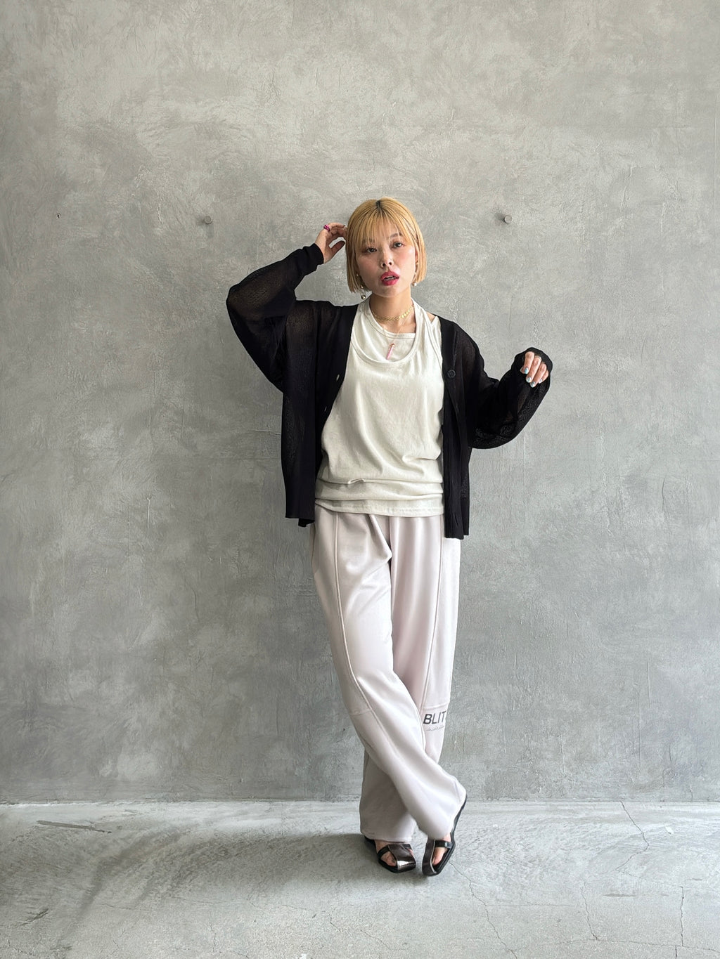 レイヤードタンクトップ／ANNA KERRY
