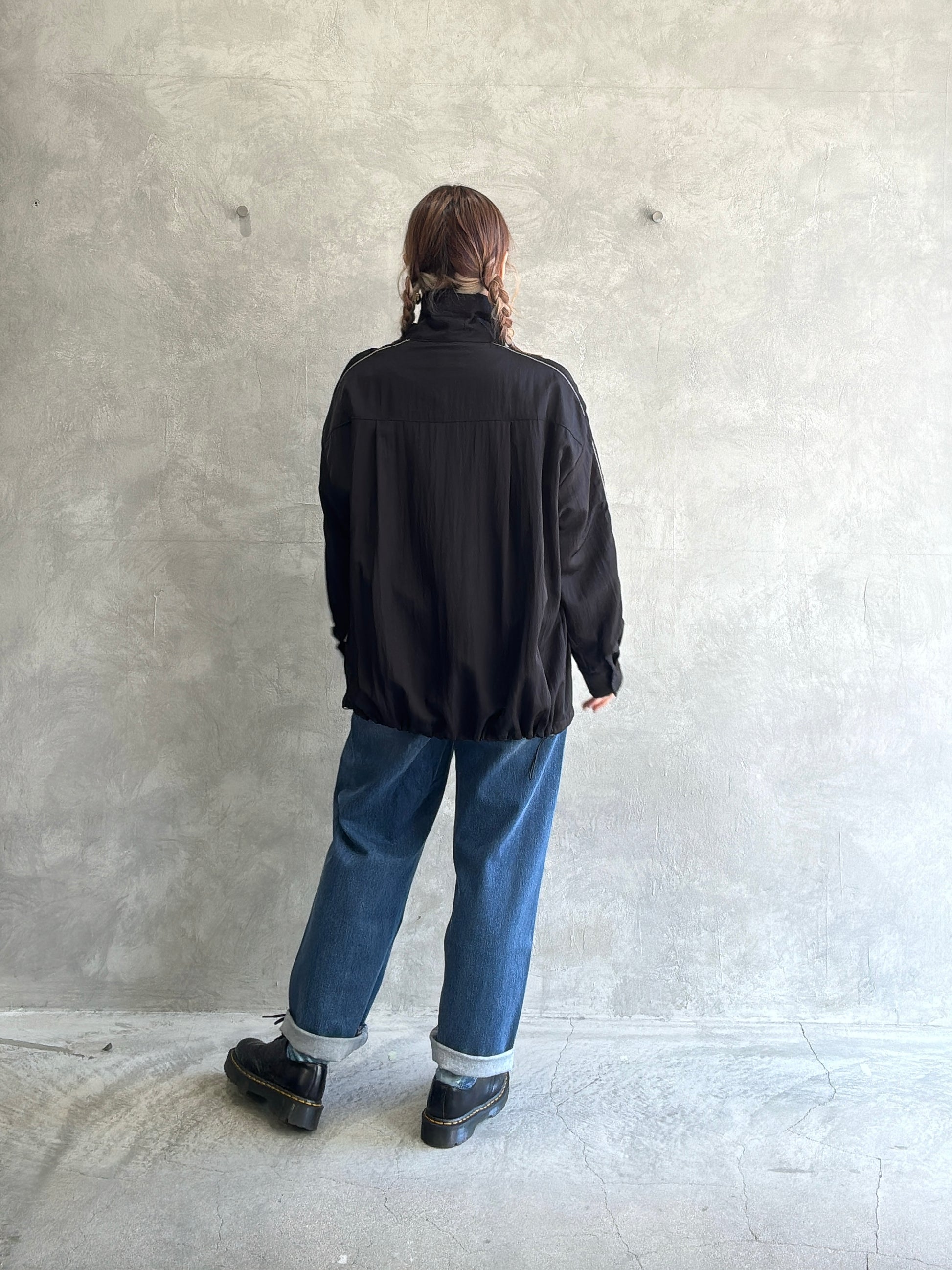 パイピングナイロンシャツ