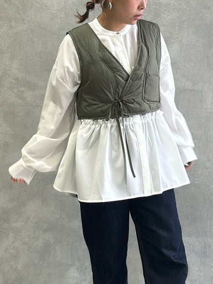 キルティングジレ／Dignite collier