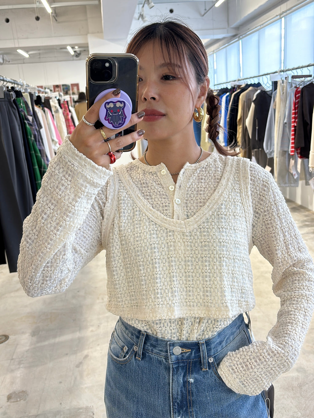 受付終了【予約販売】ショート丈キャミソール／8611001／LE MÉLANGE