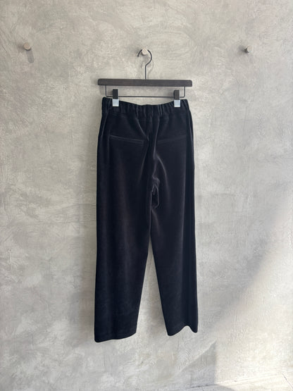 コーデュロイジャージーセミワイドパンツ／trois