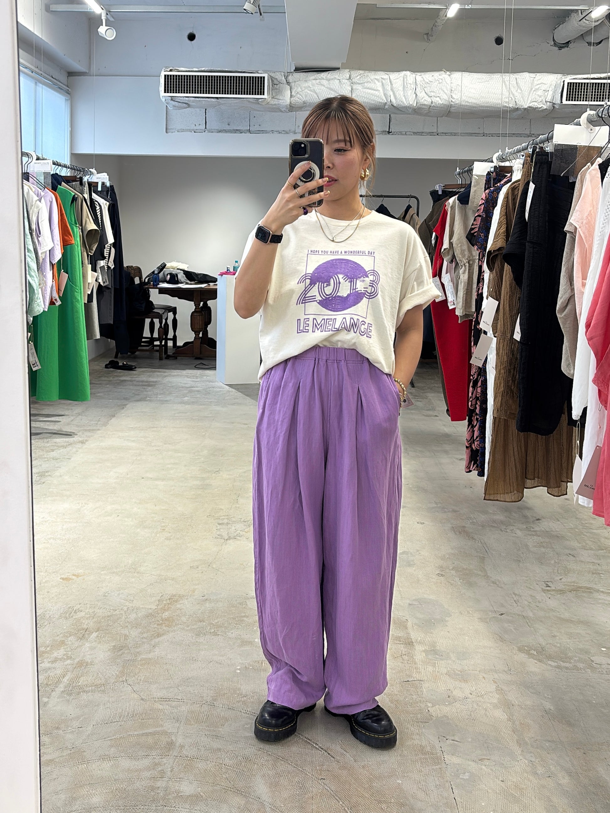 受付終了【予約販売】プリントTシャツ／8621008／LE MÉLANGE／2026 SS#2