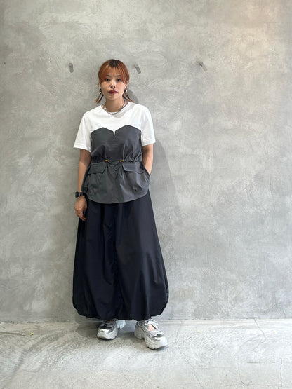 2wayナイロンバルーンスカート