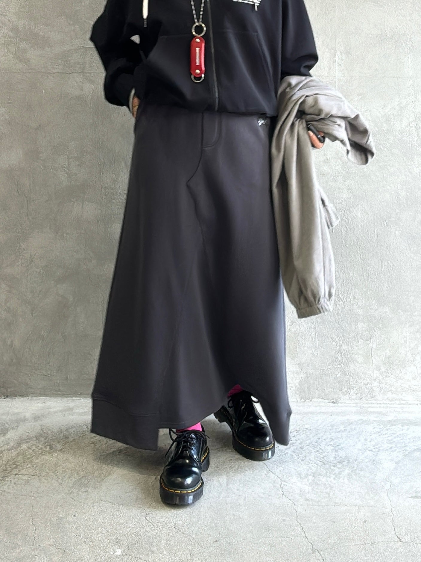 リメイクスウェットスカート／TRANOI