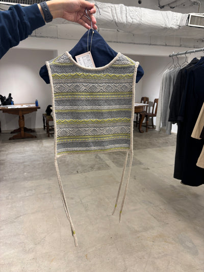 受付終了【予約⚡︎販売】ジャガードVネックベスト／#8642701／LE MÉLANGE／2026 AW #1