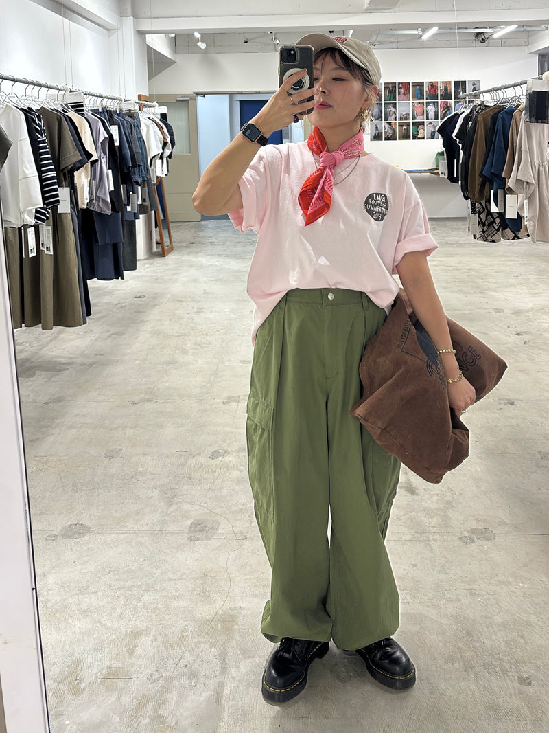 カーゴパンツ（無地・花柄）／8623504・8623505／LE MÉLANGE