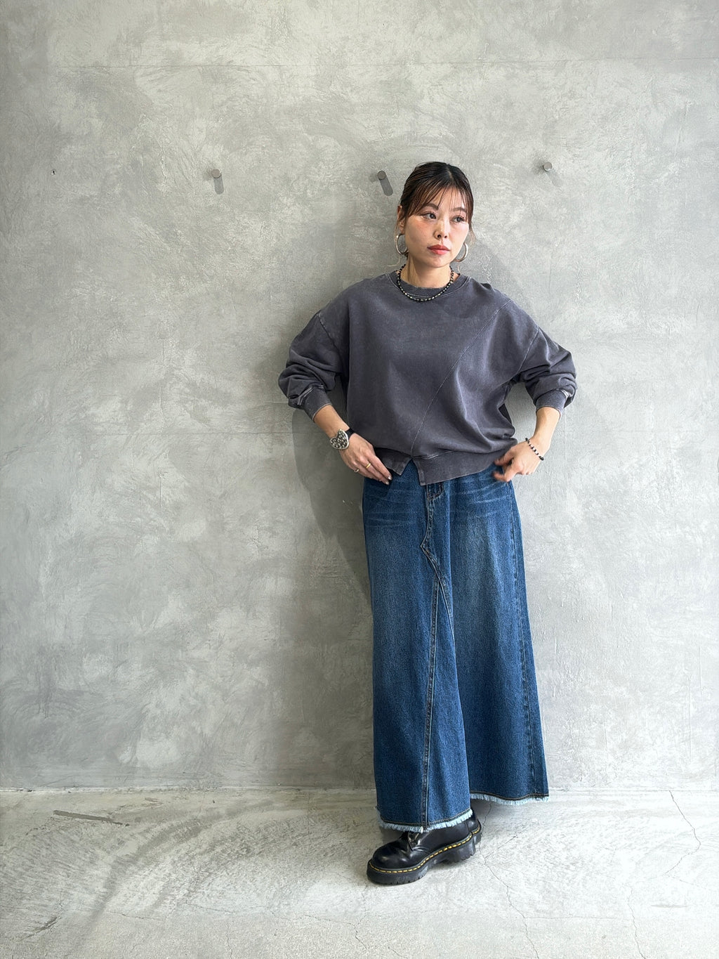 【再入荷】ピグメントプルオーバースウェット