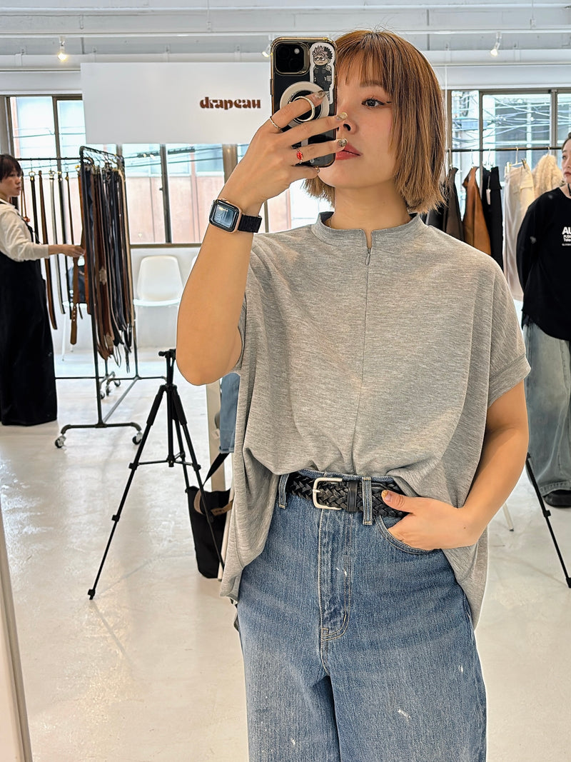 受付終了【予約⚡︎販売】フロントジップカットソー／MG CT-26104-A／MARGAUX VINTAGE／2026 AW＃1