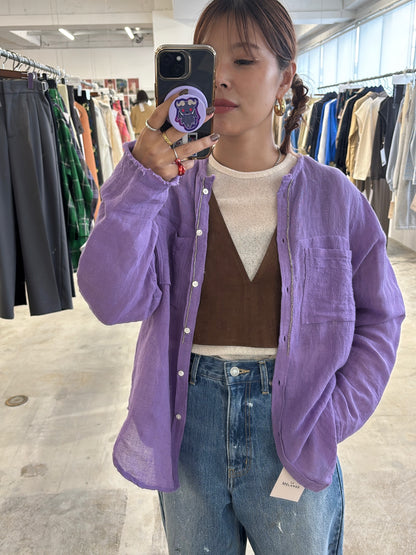 受付終了【予約販売】ECOスウェードベスチェ／8613701／LE MÉLANGE