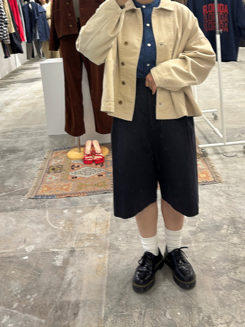 受付終了【予約⚡︎販売】コットンツイルハーフパンツ／#8643502／LE MÉLANGE／2026 AW #1