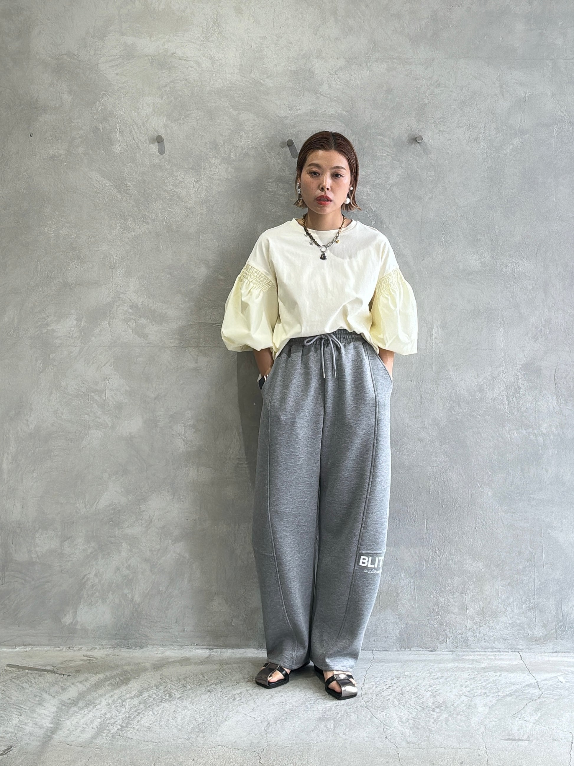 パフスリーブ⚡︎デザイントップス