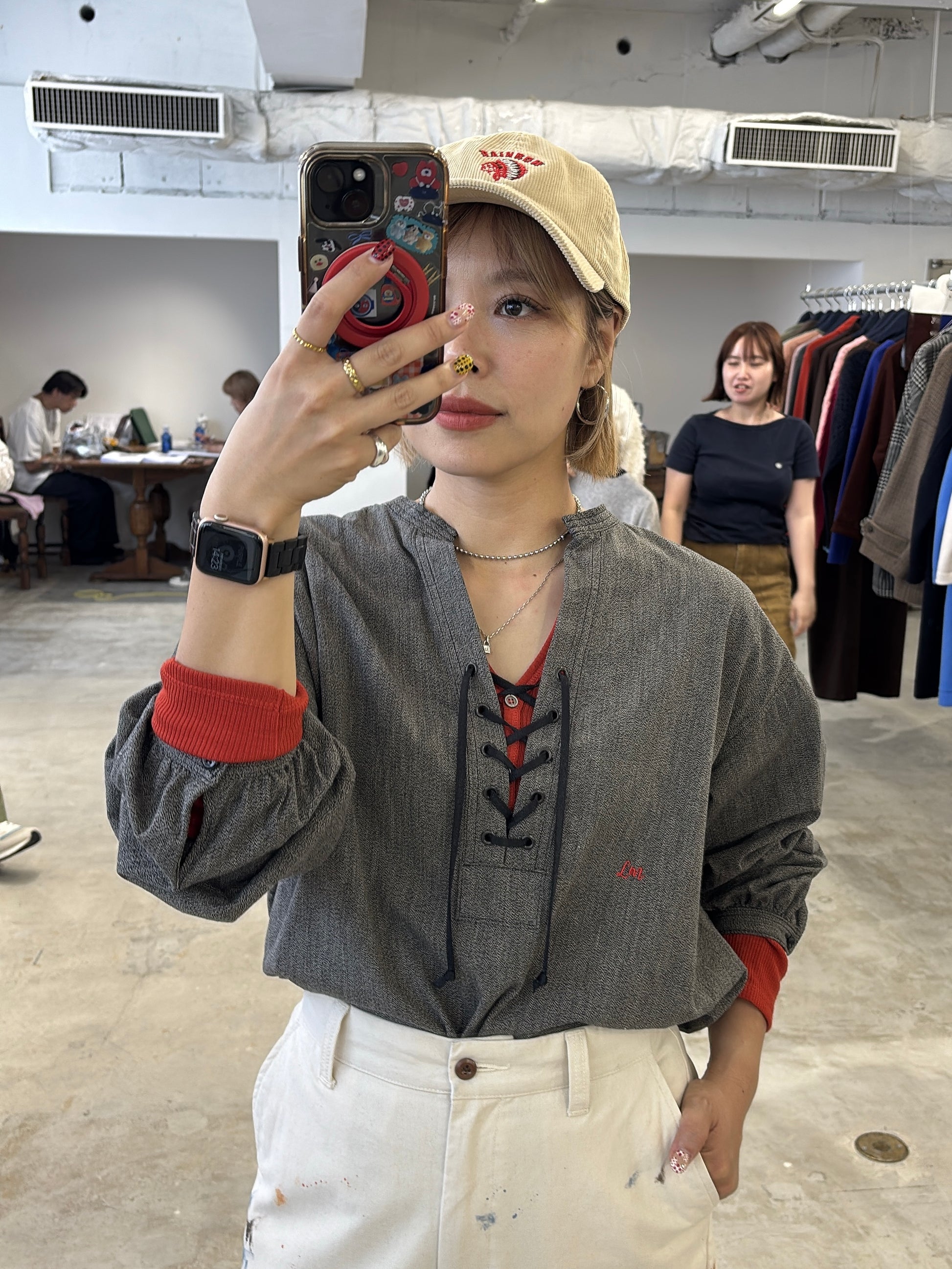 【予約⚡︎販売】杢シャンブレープルオーバーシャツ／8653204／LE MÉLANGE／2026 AW #2