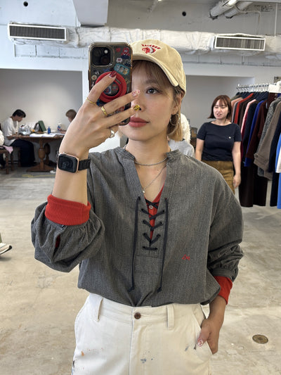 受付終了【予約⚡︎販売】杢シャンブレープルオーバーシャツ／8653204／LE MÉLANGE／2026 AW #2