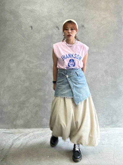 2wayナイロンバルーンスカート