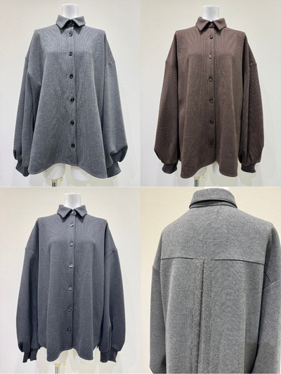 【予約⚡︎販売】シャギーラインウォームシャツブルゾン／607549／CYAN tokyo／2026 AW#2