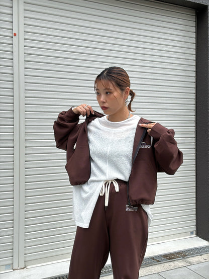 ジップアップパーカー／Anna Kerry