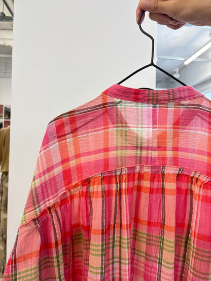 受付終了【予約販売】ストライプ柄・チェック柄シャツ／8613211／LE MÉLANGE