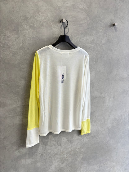 バイカラーインナーニット／LHELBIE