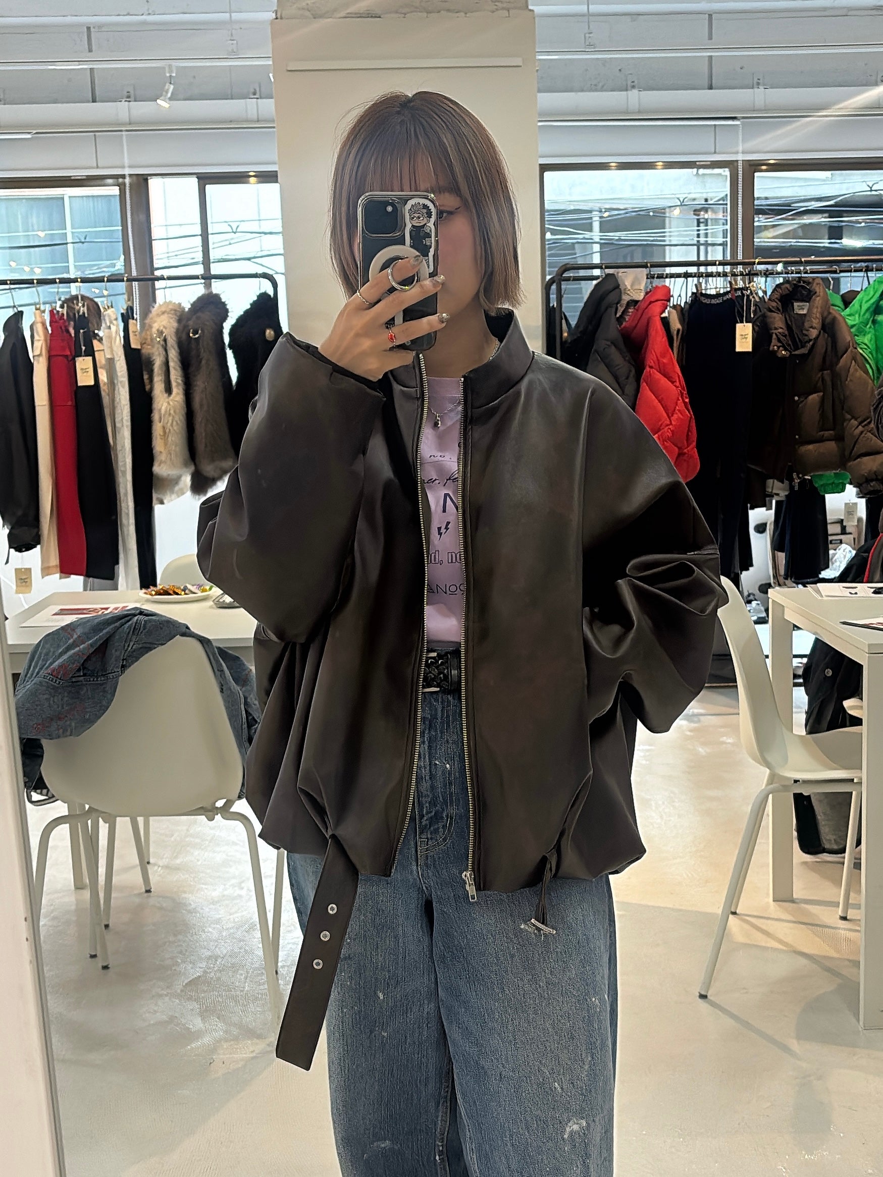 【予約⚡︎販売】レザーライダース／MG JK-26081-A／MARGAUX VINTAGE／2026 AW＃1