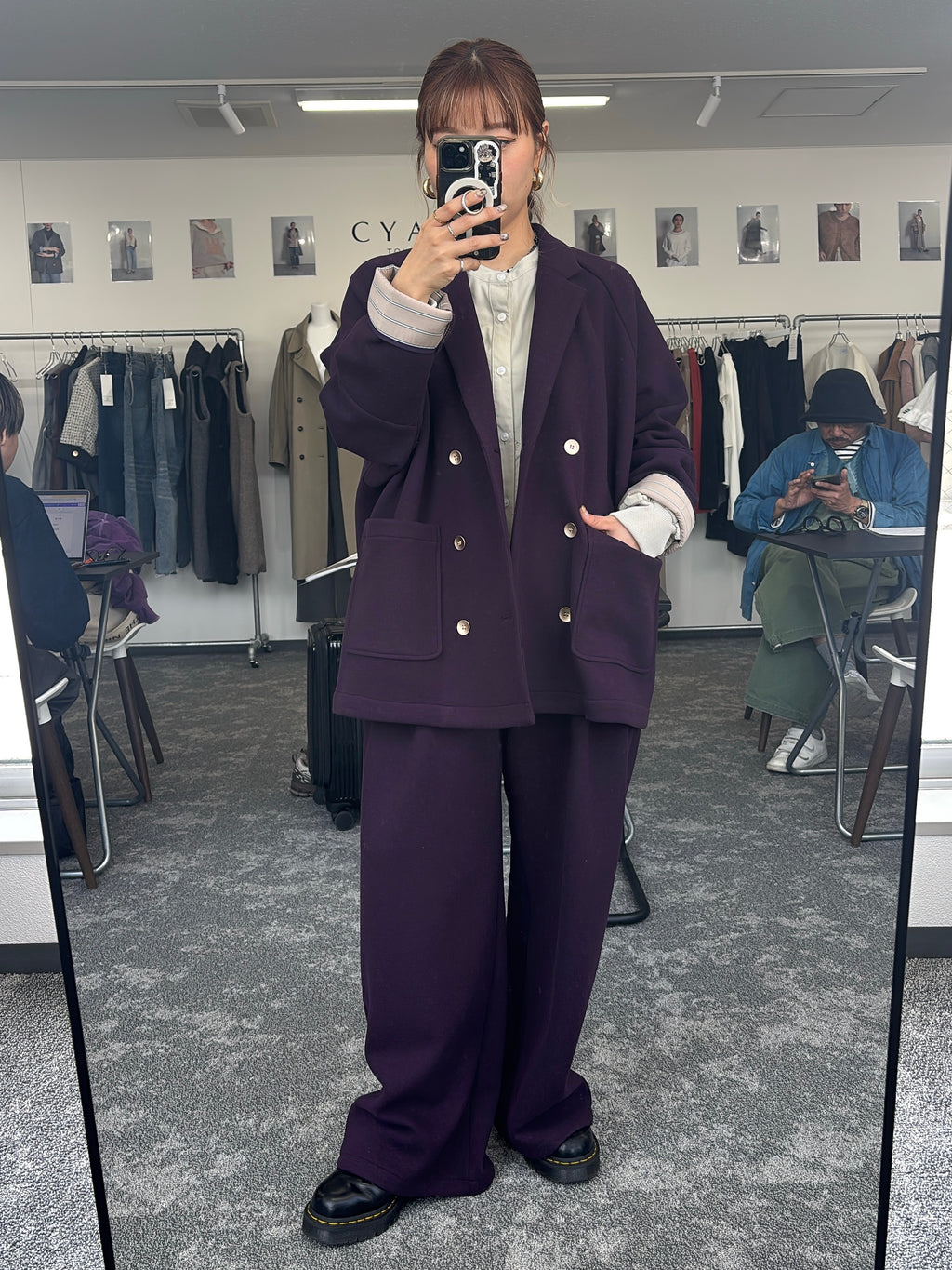 【予約⚡︎販売】スクエアポケットフリースワイドパンツ／604514／CYAN tokyo／2026 AW#1