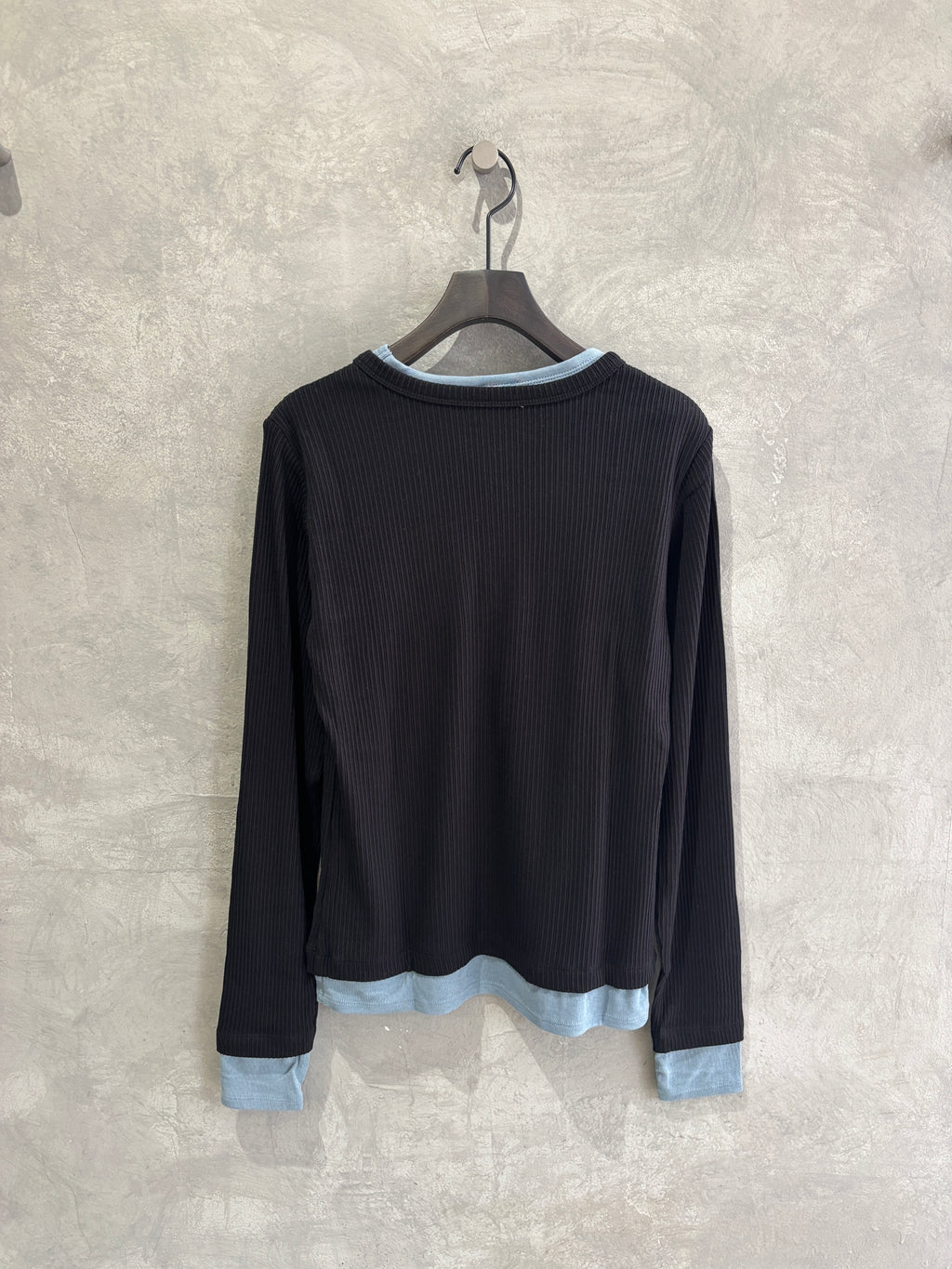 【予約販売】レイヤード調ヘンリーネック／le vent souffle