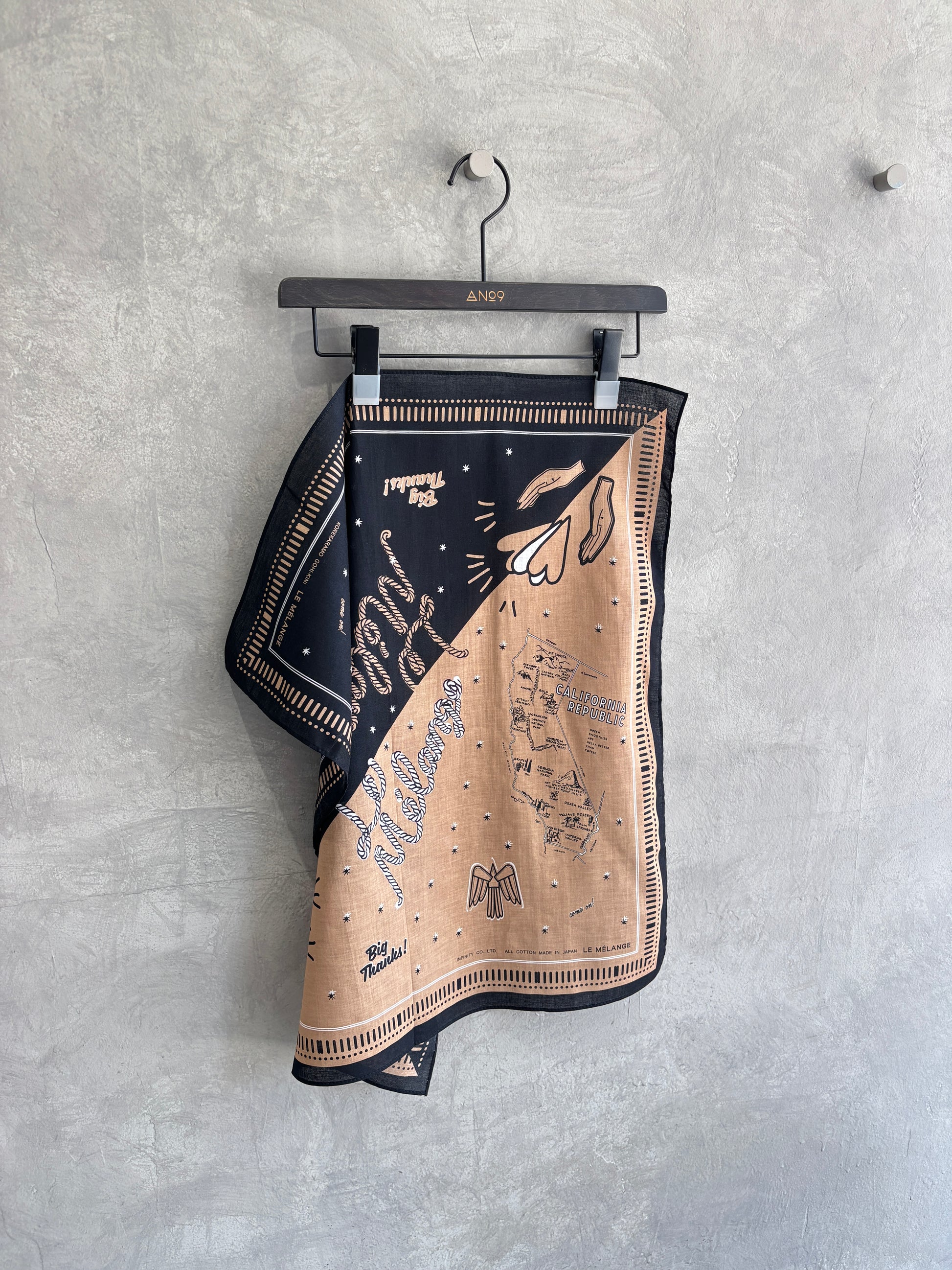 バイカラーバンダナ／8628001／LE MÉLANGE／2026 SS#2