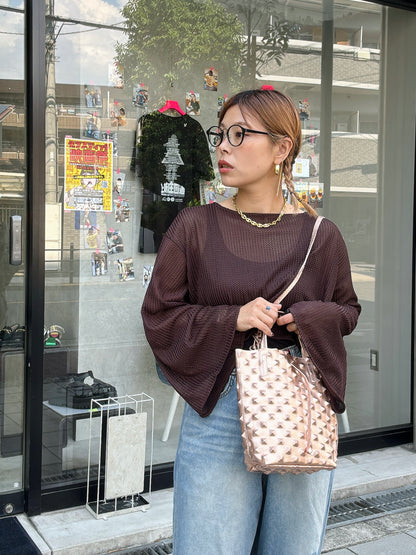 メッシュフレアプルオーバー／Anna Kerry