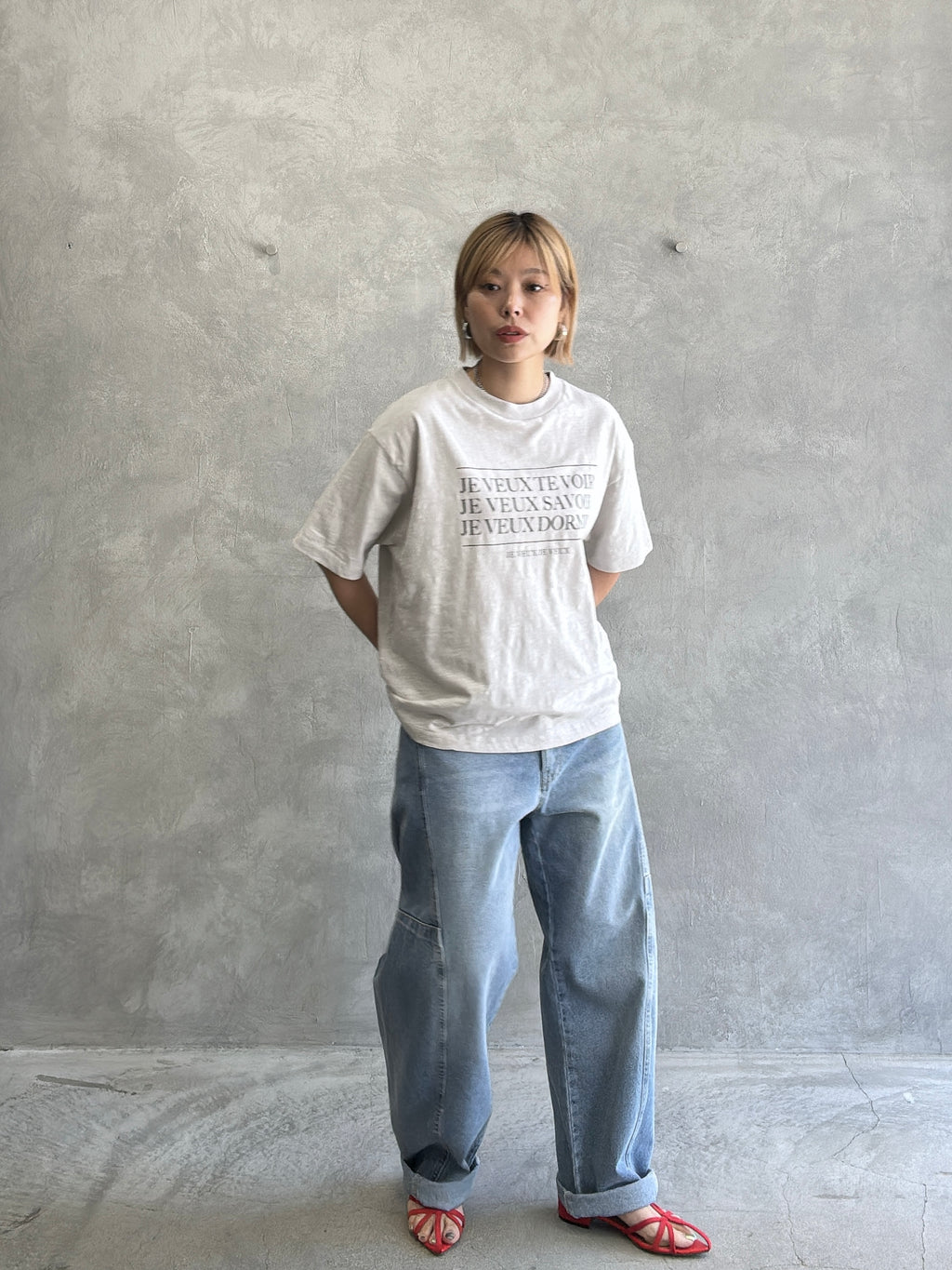 受付終了【予約販売】JE VEUX スラブTシャツ／ING