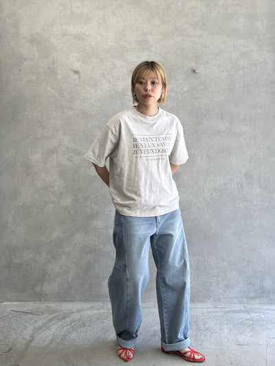受付終了【予約販売】JE VEUX スラブTシャツ／ING