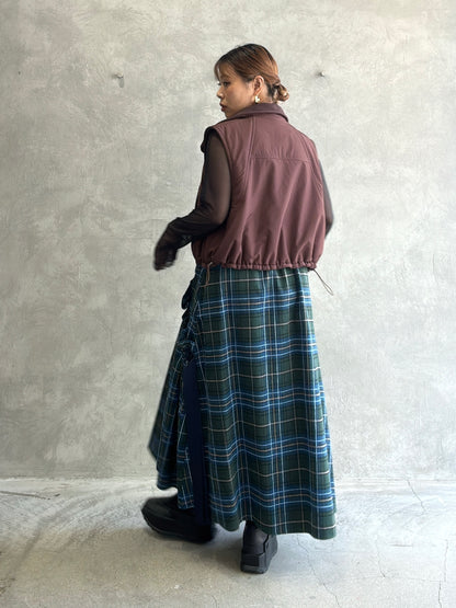 リバーシブルナイロンフリースベスト／Anna Kerry