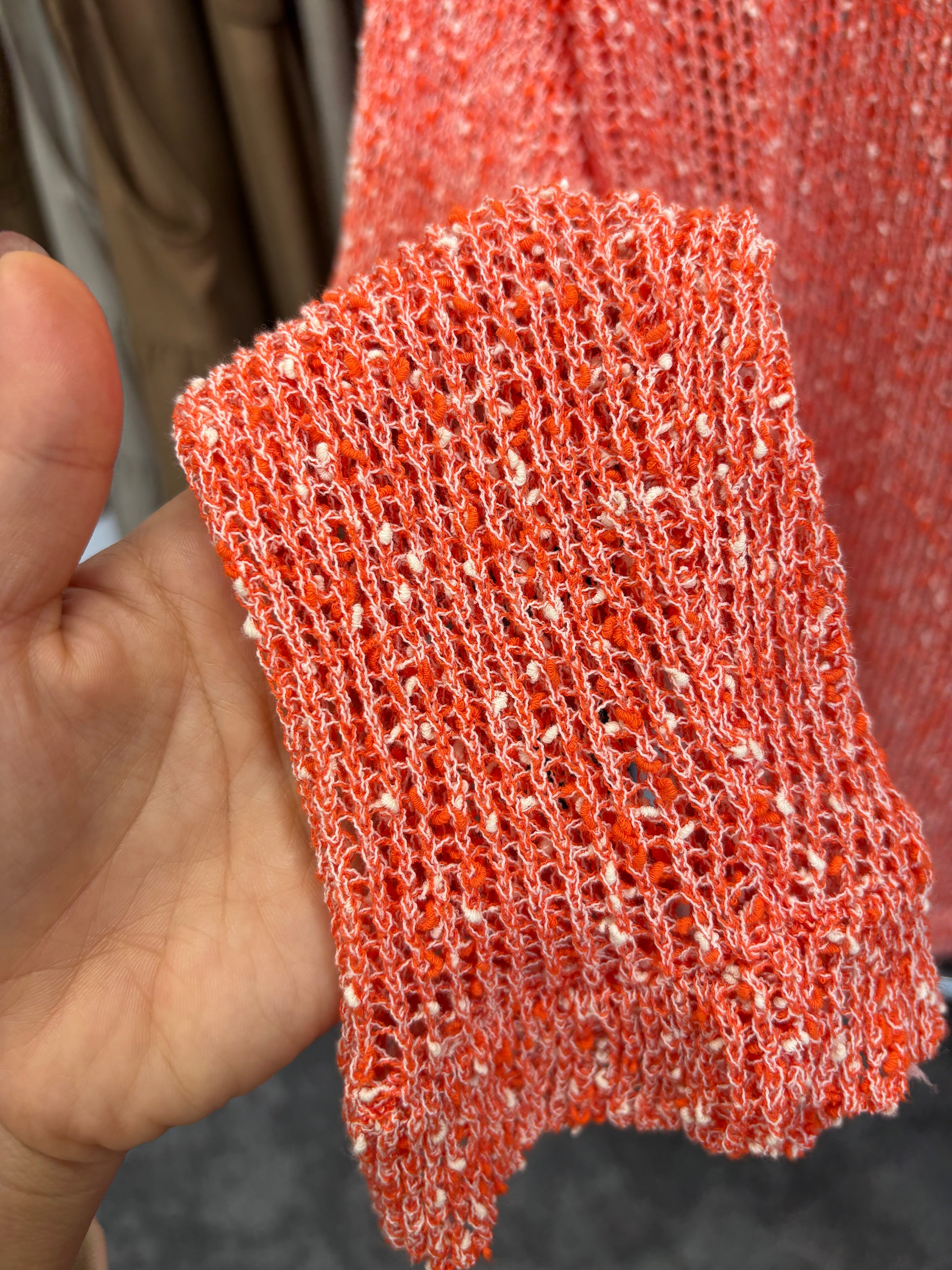 【予約販売】ネップメッシュニットTOPS／601461／CYAN tokyo／2026 SS#2