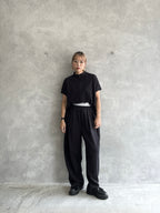 ロゴウエストタックパンツ／MG PT-26089-A／MARGAUX VINTAGE／2026 AW＃1