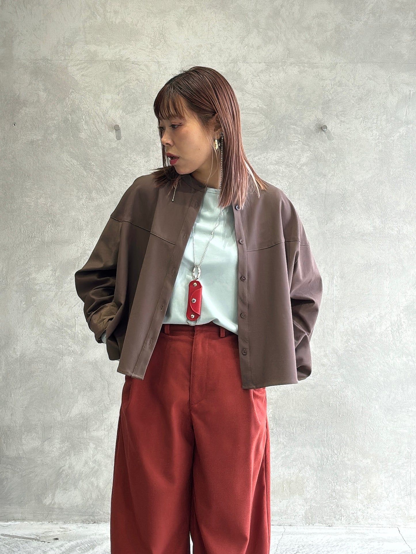 あったか無地ロングスリーブトップス／ANNA  KERRY