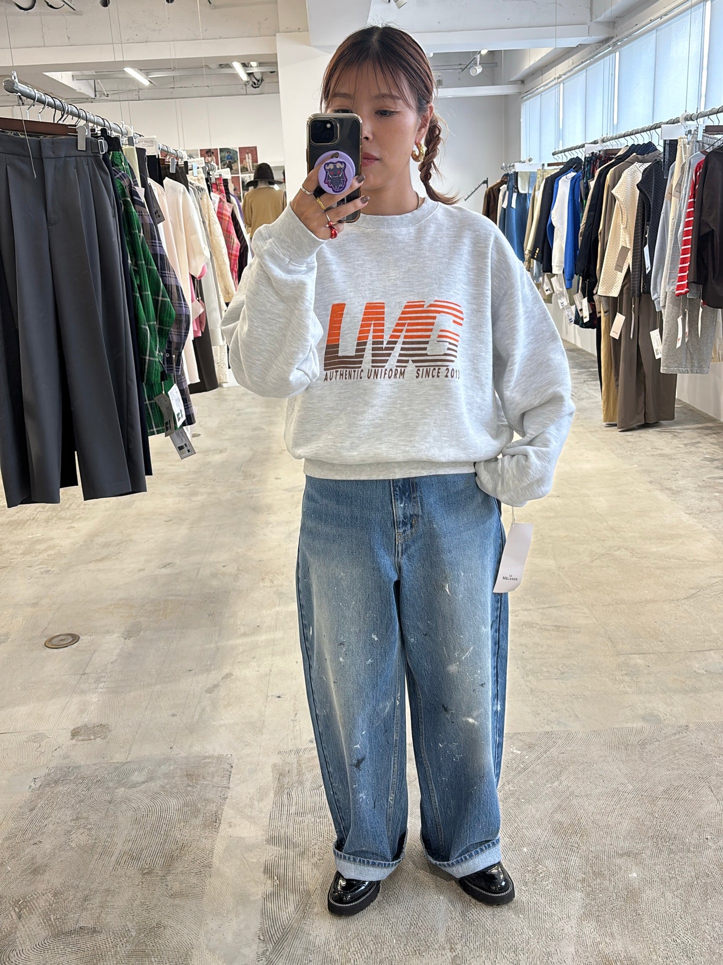 受付終了【予約販売】LMGスウェット／8611004／LE MÉLANGE