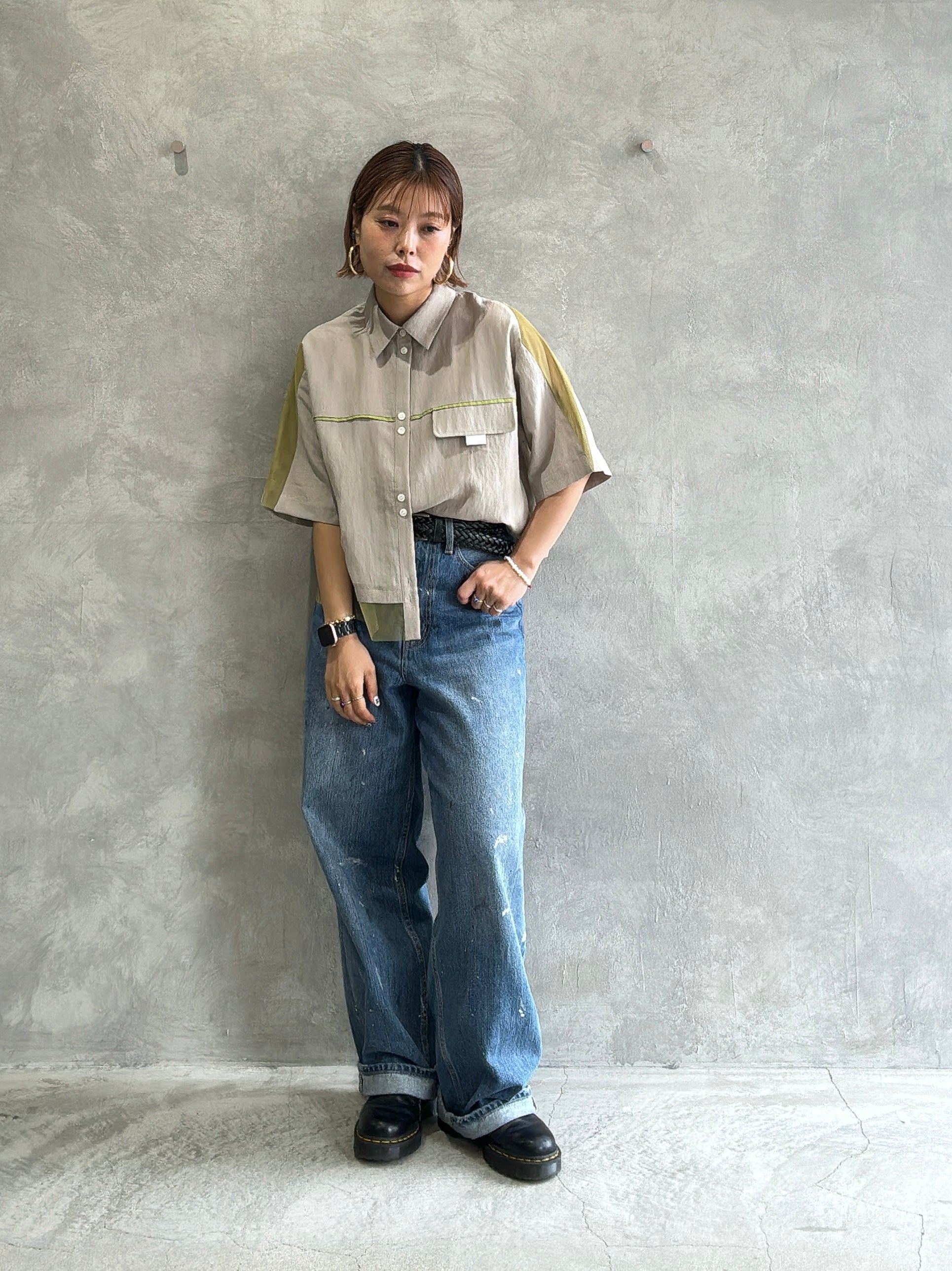 メッシュドッキングブラウス／MARECHAL TERRE