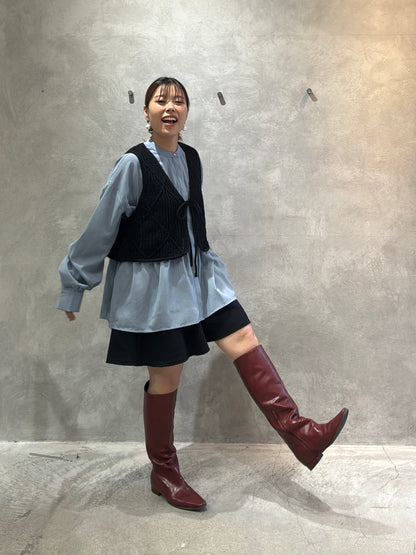 裏起毛フレアショーパン／VERSEAU