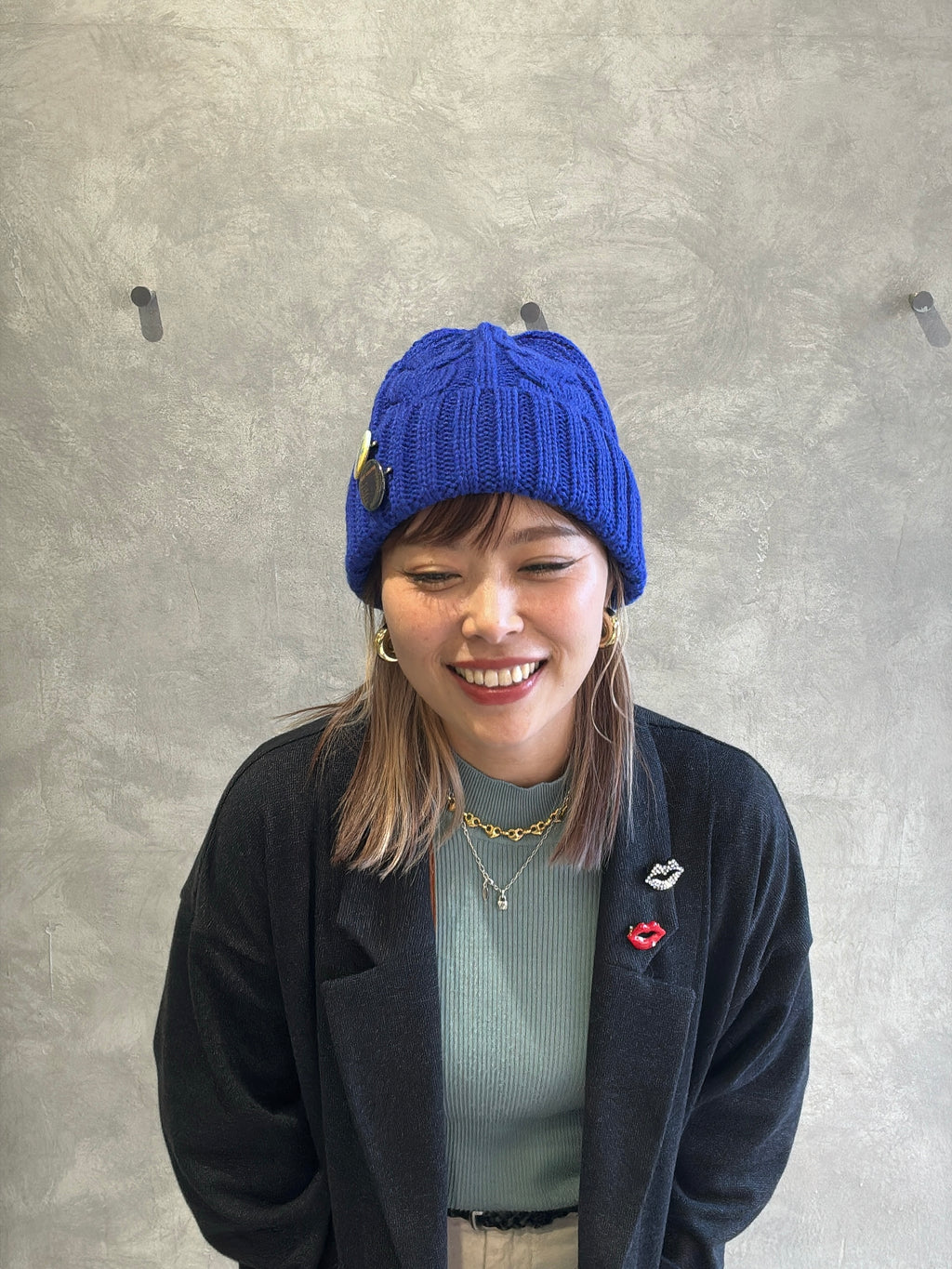 ゆるフィットニットキャップ