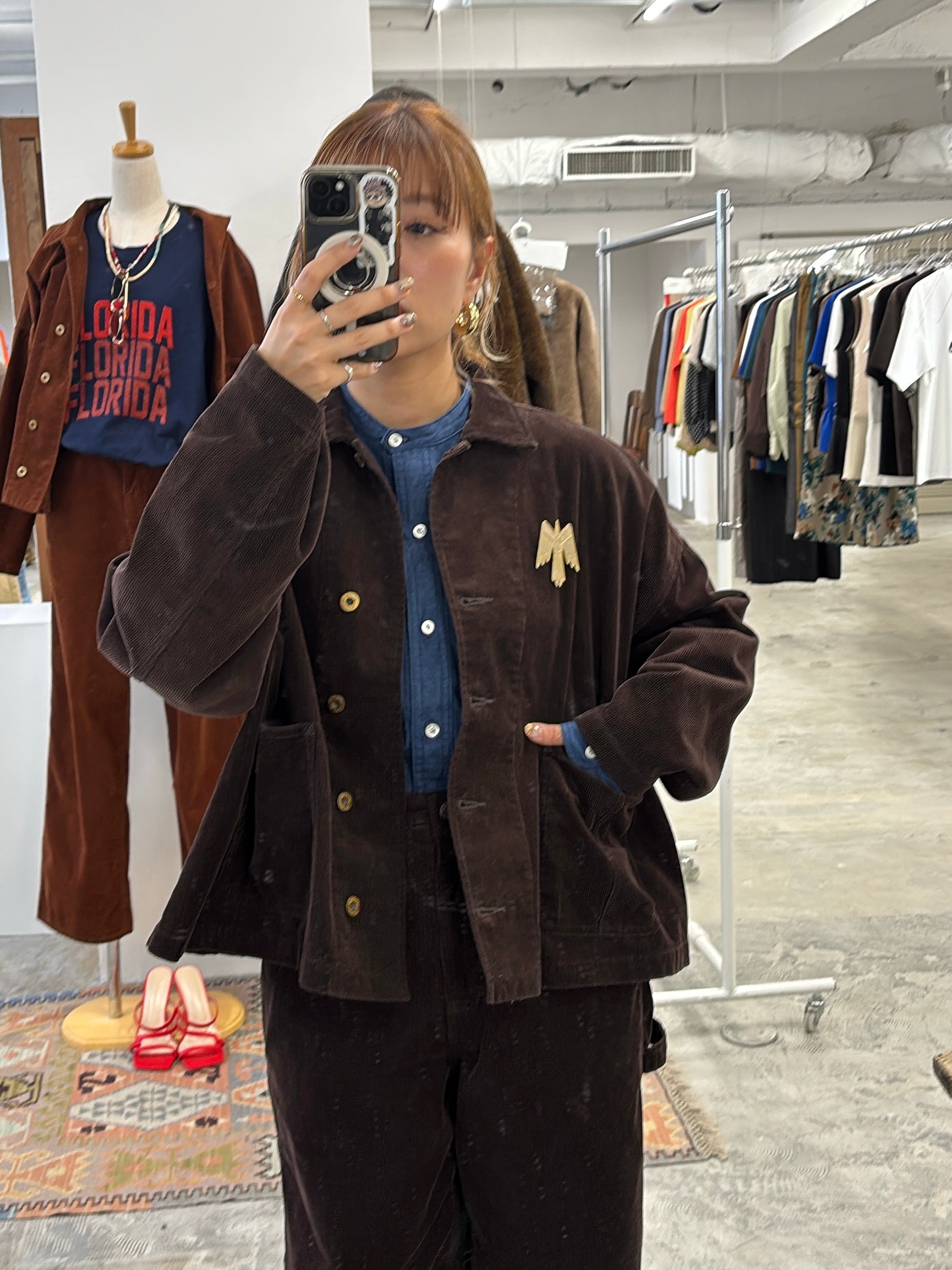 【予約⚡︎販売】コットンコーデュロイカバーオール／#8643803／LE MÉLANGE／2026 AW #1