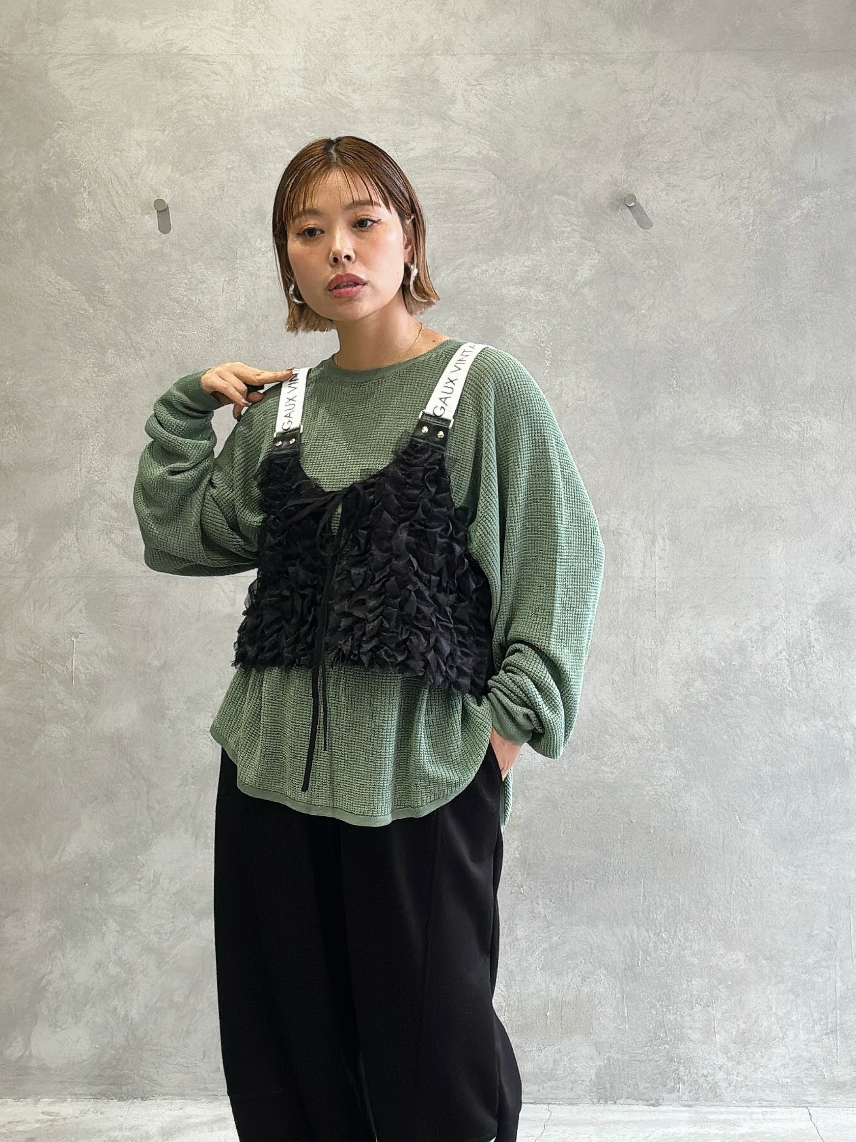 フリルショートビスチェ／AC-26060-S／MARGAUX VINTAGE／2026 SS#2