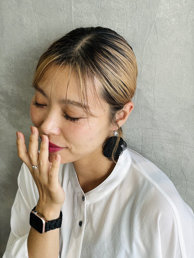 結び屋虹園×No.9コラボ限定仕様／3・6・９の揺れるピアス（ピアス・イヤリング）