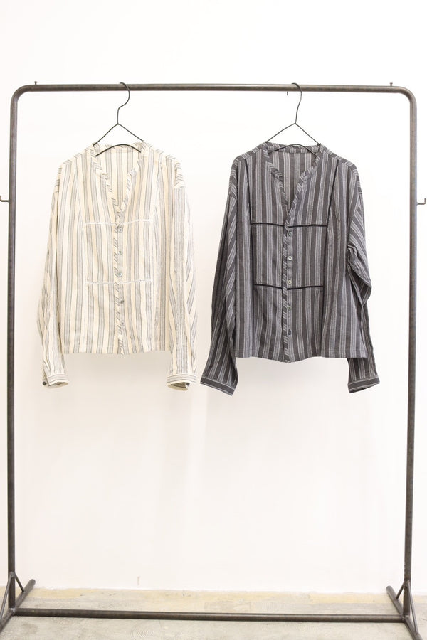 受付終了【予約⚡︎販売】マルチストライプブラウス／#8643202／LE MÉLANGE／2026 AW #1