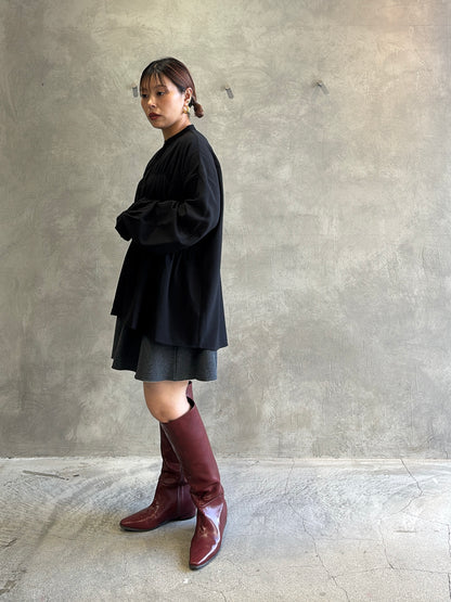 裏起毛フレアショーパン／VERSEAU