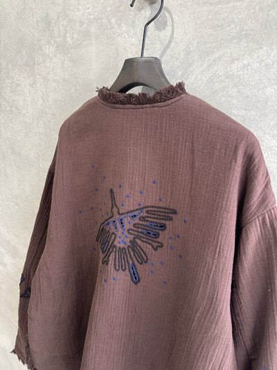 刺繍クルーネックジャケット／#8643804／LE MÉLANGE／2026 AW #1