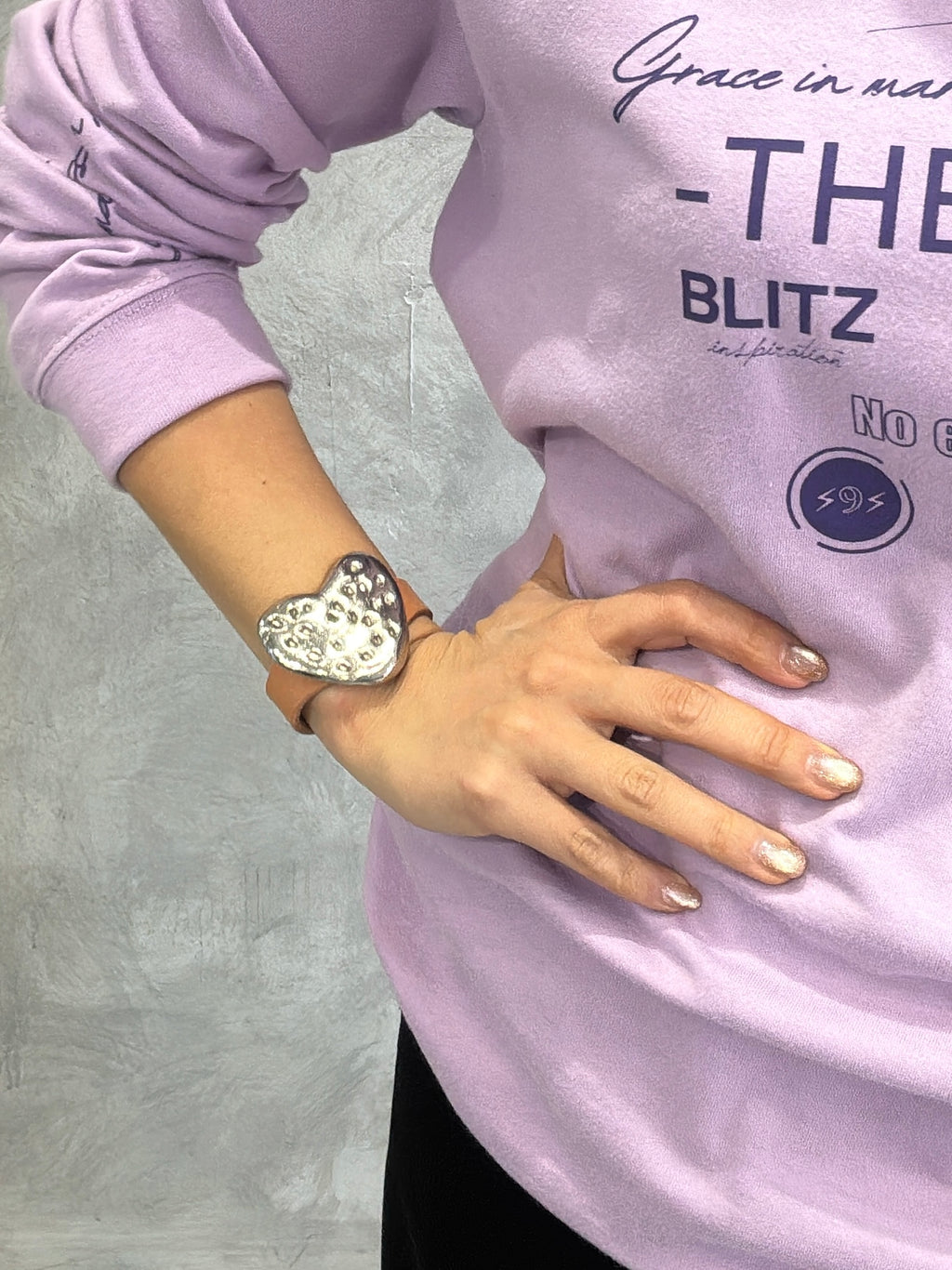 【予約販売】ストロベリーハートレザーブレスレット